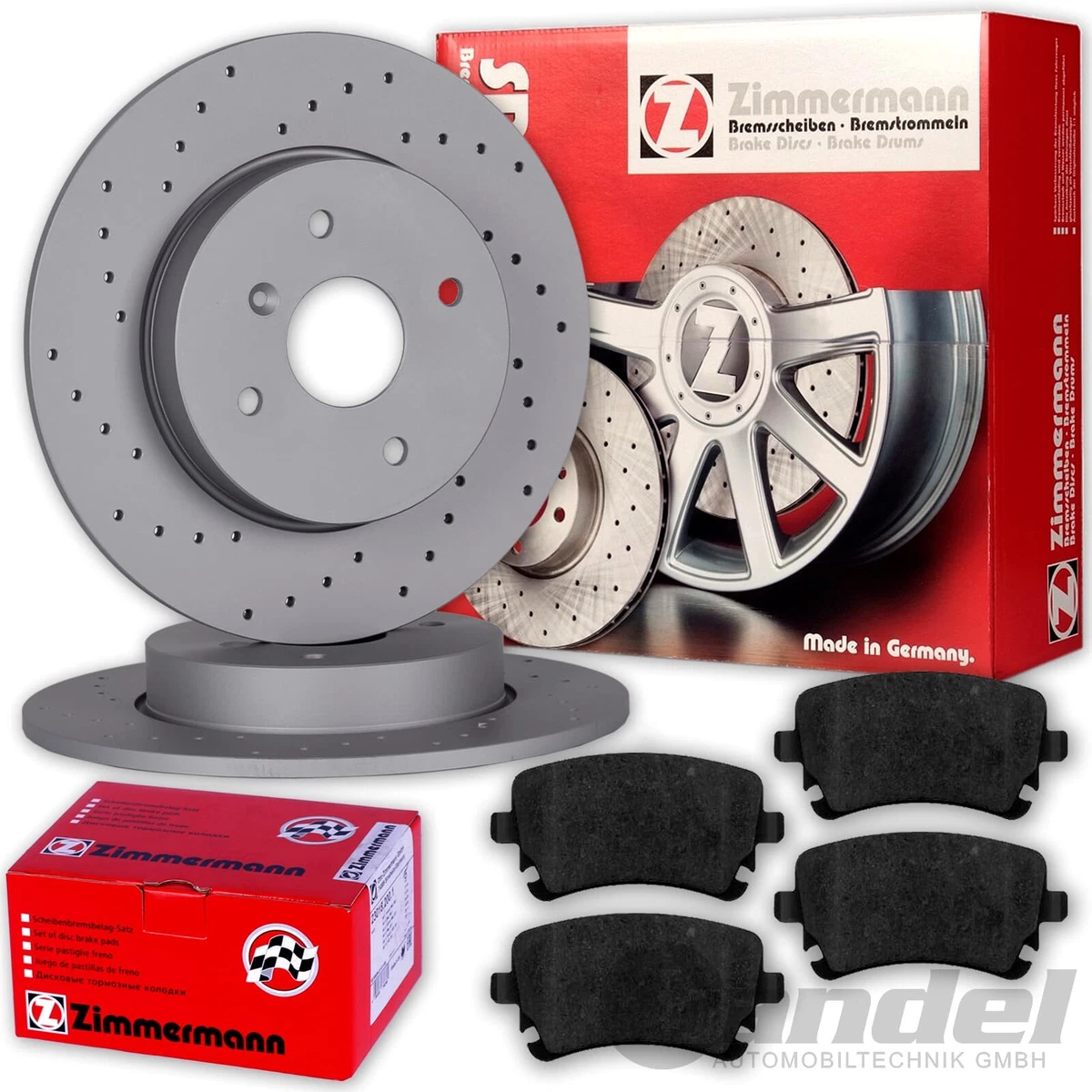 Гальмівні диски та колодки Zimmermann для Mercedes-Benz C-Cl