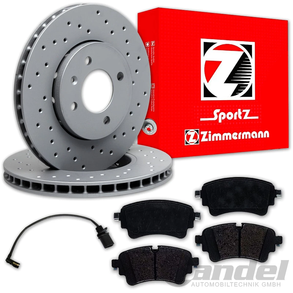 Гальмівні колодки та диски Zimmermann для Mercedes-Benz S-Class (W220)