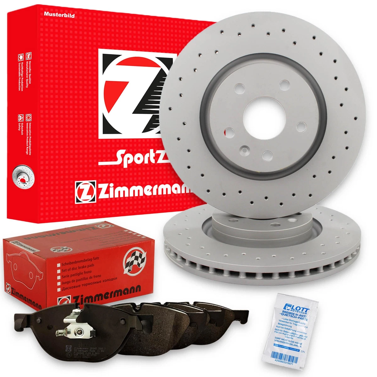 Кращі гальмівні диски і колодки Zimmermann для SEAT LEON (5F1) 1.4 TGI